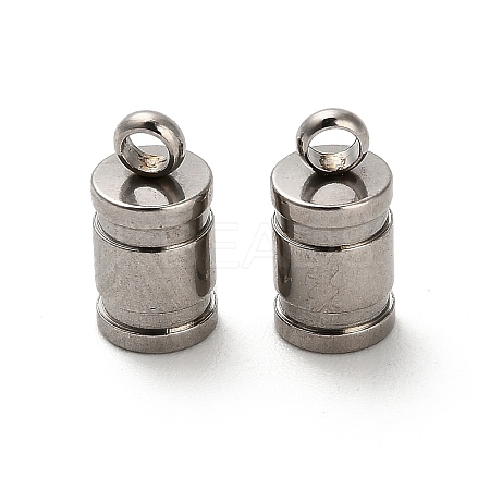 201 Stainless Steel Cord Ends STAS-S167-01D-P-1