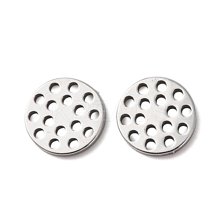 Hollow 304 Stainless Steel Charms STAS-G385-05P-02-1
