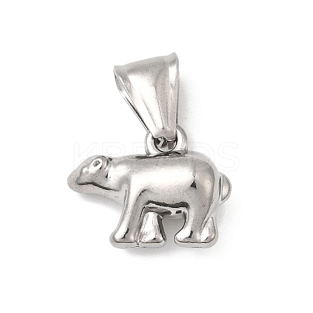Animal Theme 304 Stainless Steel Pendants STAS-B167-27B-P-1