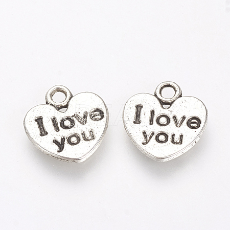 Tibetan Style Alloy Pendants TIBE-S303-20AS-NR-1