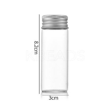 Clear Glass Bottles Bead Containers CON-WH0085-75F-01-1