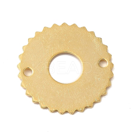 Brass Connector Charms KK-P259-10G-1