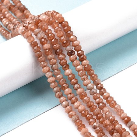 Dyed Natural Malaysia Jade Rondelle Beads Strands G-E316-2x4mm-42-1