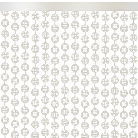 2M Round PET Decorative Ribbon OCOR-WH0086-44-1
