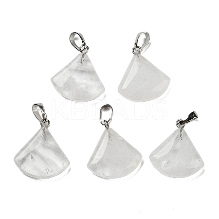 Natural Quartz Crystal Pendants G-C066-07E-1