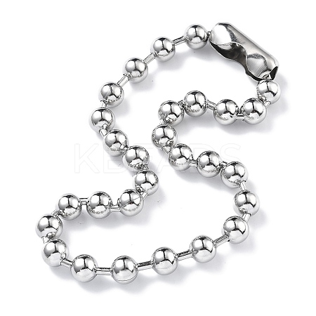304 Stainless Steel Ball Chain Necklaces CHS-F009-01H-45cm-P-01-1