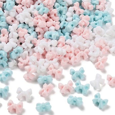 Opaque Acrylic Beads SACR-D009-01N-1