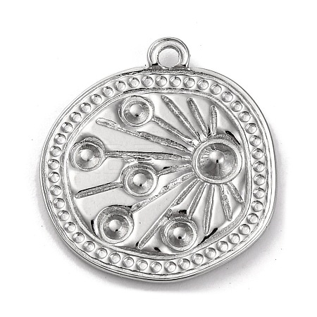 Anti-Tarnish 304 Stainless Steel Pendants STAS-K293-01P-1