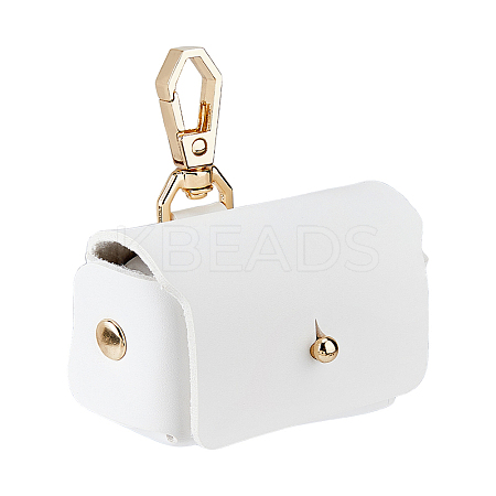PU Imitation Leather Wedding Ring Pouch ABAG-WH0038-45C-1