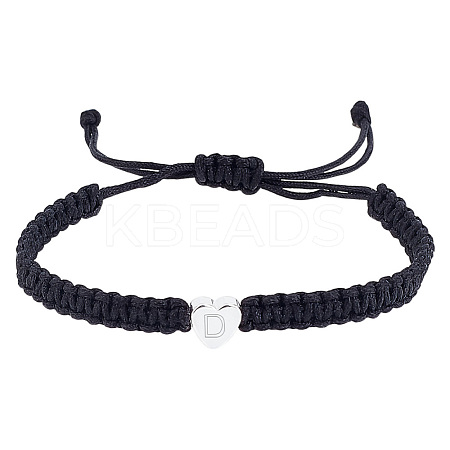 1Pc Adjustable Nylon Cord Braided Bracelets for Women Men BJEW-LP0001-34D-P-1