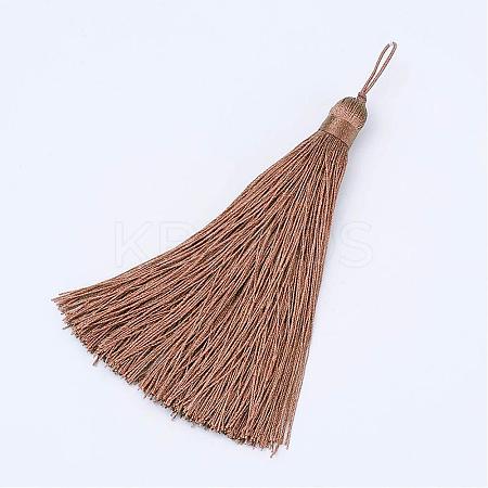 Nylon Tassel Big Pendants AJEW-P044-12-1