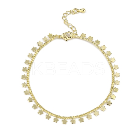 Rack Plating Brass Bracelets for Women BJEW-K244-08F-G-1