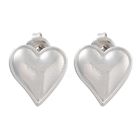Non-Tarnish 304 Stainless Steel Stud Earrings EJEW-P258-07P-1