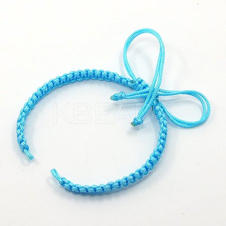 Braided Nylon Cord for DIY Bracelet Making AJEW-M001-06A-1