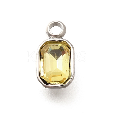 304 Stainless Steel Pendants STAS-Q346-03P-07-1