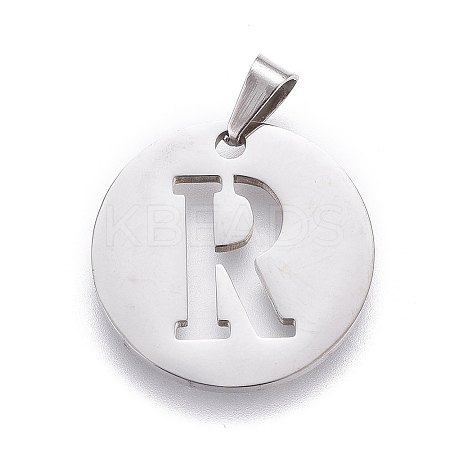 Non-Tarnish 201 Stainless Steel Pendants STAS-L221-33R-1