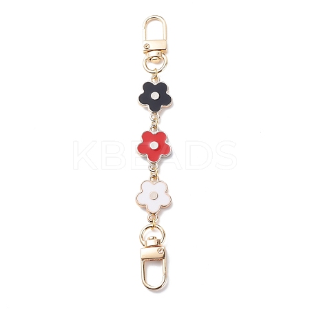 Flower Plastic Enamel Link Purse Short Chain FIND-JF00100-02-1