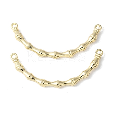 Alloy Curved Bamboo Stick Connector Charms PALLOY-S044-07B-G-1