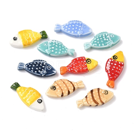 Handmade Porcelain Beads X-PORC-A030-01A-1