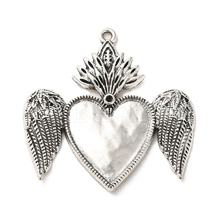 Tibetan Style Alloy Pendants PALLOY-M217-01A-AS-1