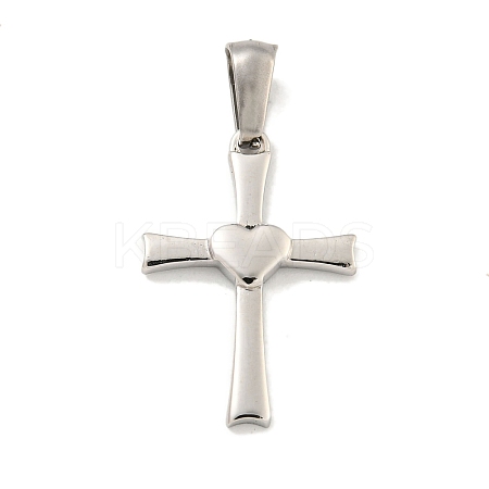 Non-Tarnish 304 Stainless Steel Pendants STAS-C102-14P-1