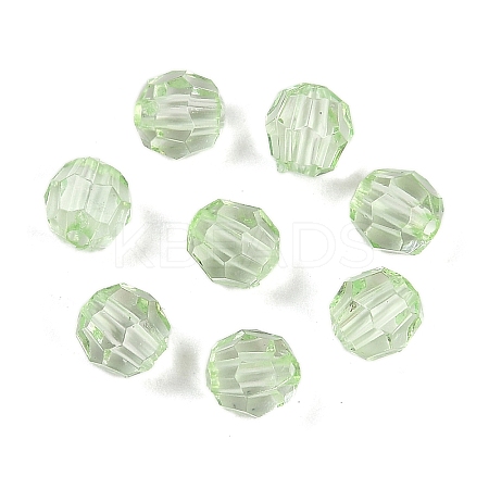 Transparent Acrylic Beads OACR-Q015-03E-1