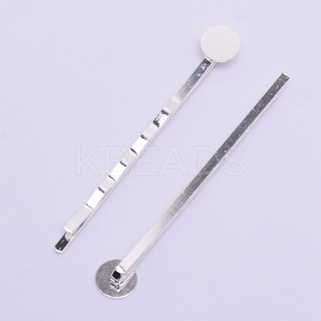 Iron Hair Bobby Pin Findings IFIN-WH0053-37S-1