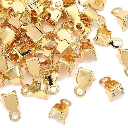 SHEGRACE Brass Folding Crimp Ends XGRQ1U211-366G-1