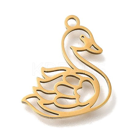 201 Stainless Steel Pendants STAS-R136-13G-1