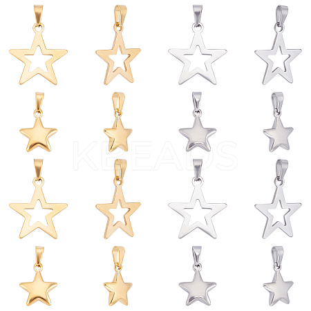 304 Stainless Steel Pendants STAS-UN0013-05-1