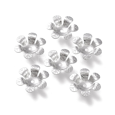 Non-Tarnish 304 Stainless Steel Bead Caps LS-STAS-K194-16P-1