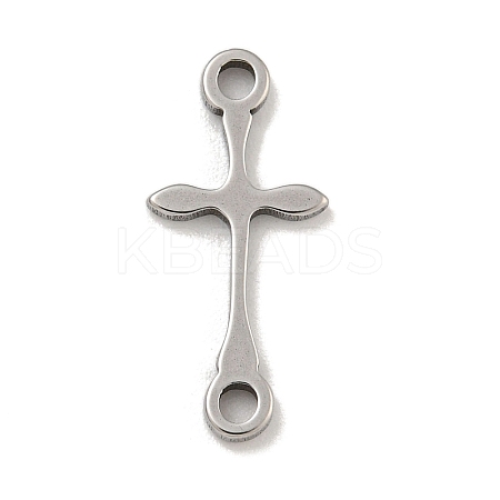 201 Stainless Steel Connector Charms STAS-S146-04P-1