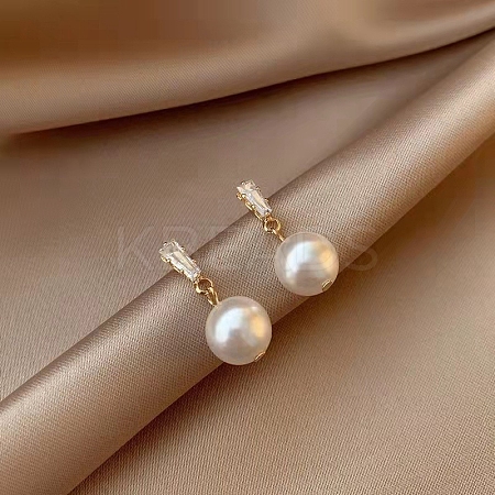 Alloy Rhinestone Dangle Earrings for Women FS-WG67811-10-1