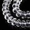 Transparent Glass Beads Strands GLAA-N001-61B-3