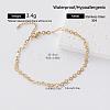 Vintage 304 Stainless Steel Link Chain Bracelets for Women SR6188-1-1