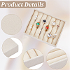 6-Slot Velvet Jewelry Display Trays ODIS-SP0002-24B-01-6