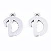 Non-Tarnish 201 Stainless Steel Charms X-STAS-T044-217P-D-1