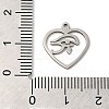 Non-Tarnish 201 Stainless Steel Pendants LS-STAS-E206-06P-03-3