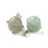 Natural Green Aventurine Pendants G-B041-01P-14-2