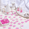 180Pcs Acrylic Bead Caps OACR-PA0001-37A-4