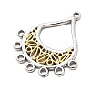 Ion Plating(IP) 304 Stainless Steel Chandelier Component Links STAS-Q350-17GP-2
