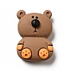Cartoon Animal Opaque Resin Cabochons RESI-B012-07D-1