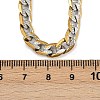 6MM 304 Stainless Steel Cuban Link Chain Necklaces for Women NJEW-G177-01GP-5