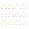 12Pcs 12 Colors Waxed Polyester Bracelet Makings AJEW-TA0001-39-1