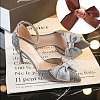 60 Pieces Iron Flat Blank Shoes Clips JX109A-7