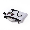 Cute Cat Polyester Zipper Wallets ANIM-PW0002-28B-3