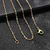 304 Stainless Steel Cable Chain Necklaces X-NJEW-E026-04G-B-4