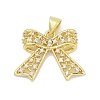 Brass Micro Pave Cubic Zirconia Pendants KK-D317-098A-G-1