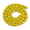 Opaque Solid Color Beads Strands EGLA-N013-P6mm-D06-2