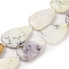 Natural White African Opal Beads Strands G-P548-B09-01-1